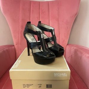 Michael Kors Berckley platform zip up Sandal